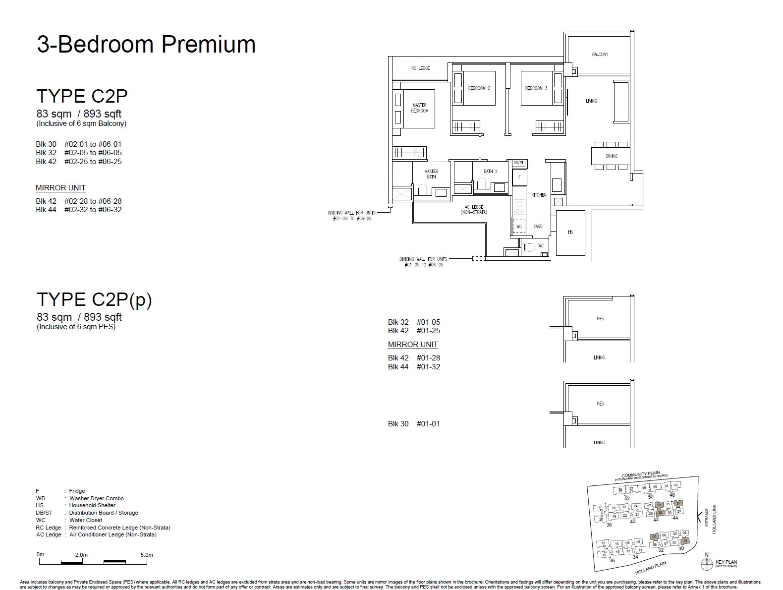 Floor plan type C2P