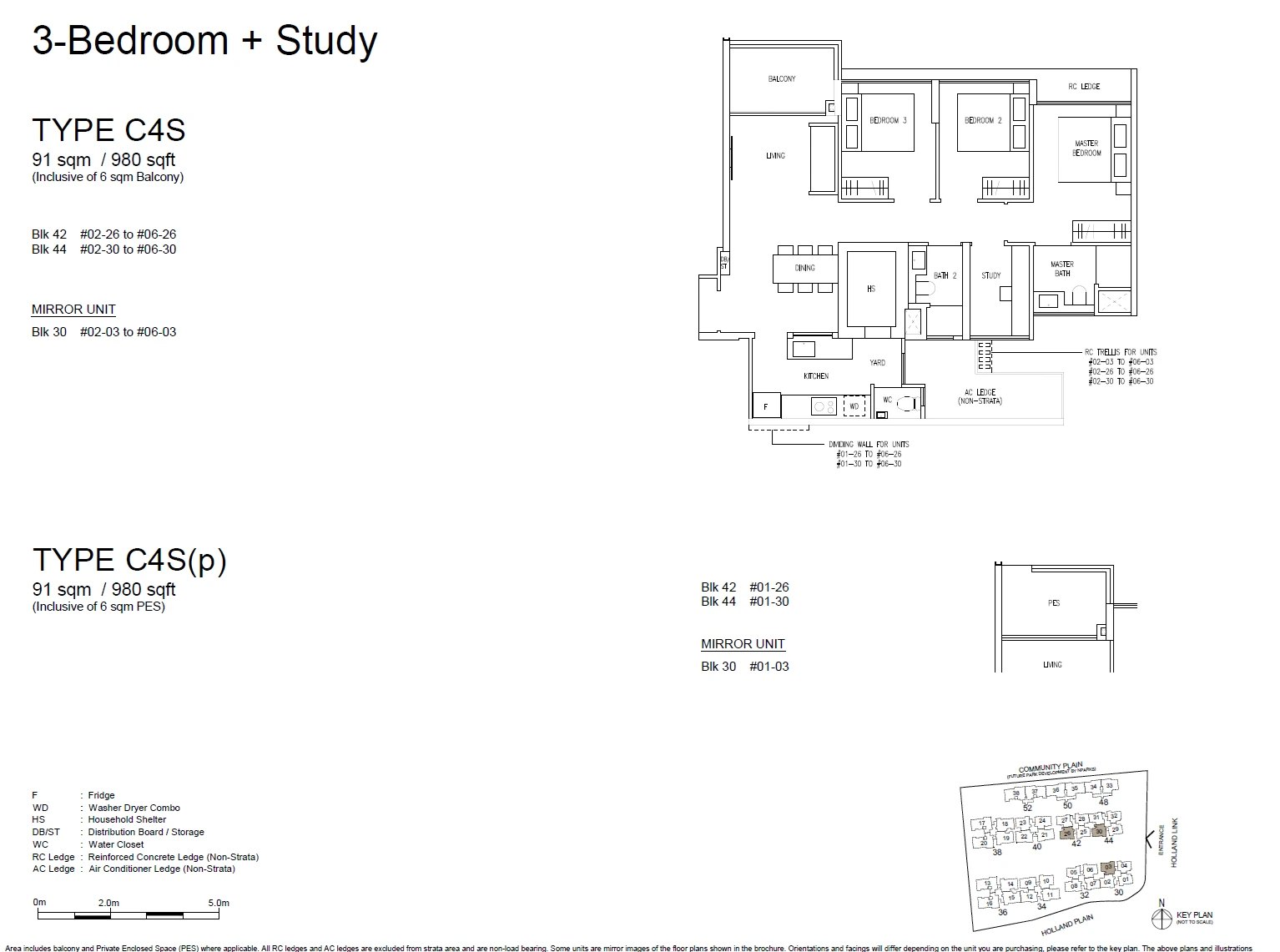 Floor plan type C4S