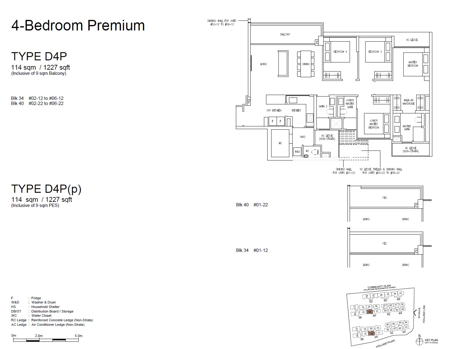 Floor plan type D4P