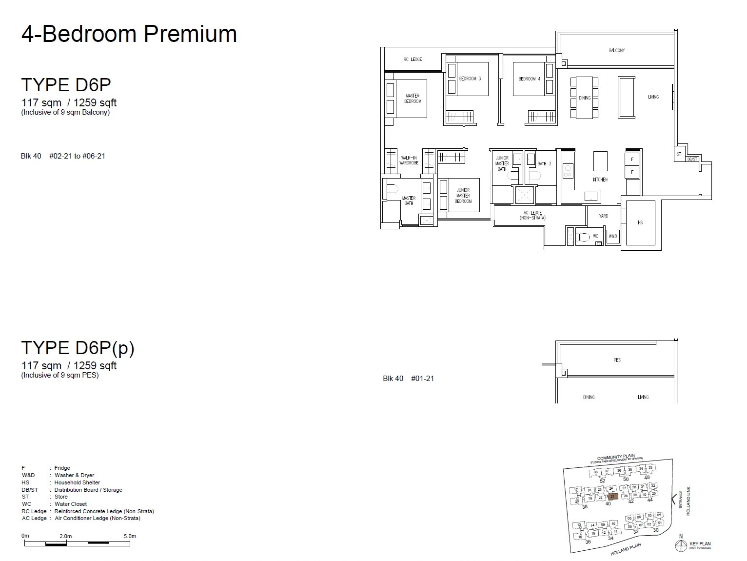 Floor plan type D6P