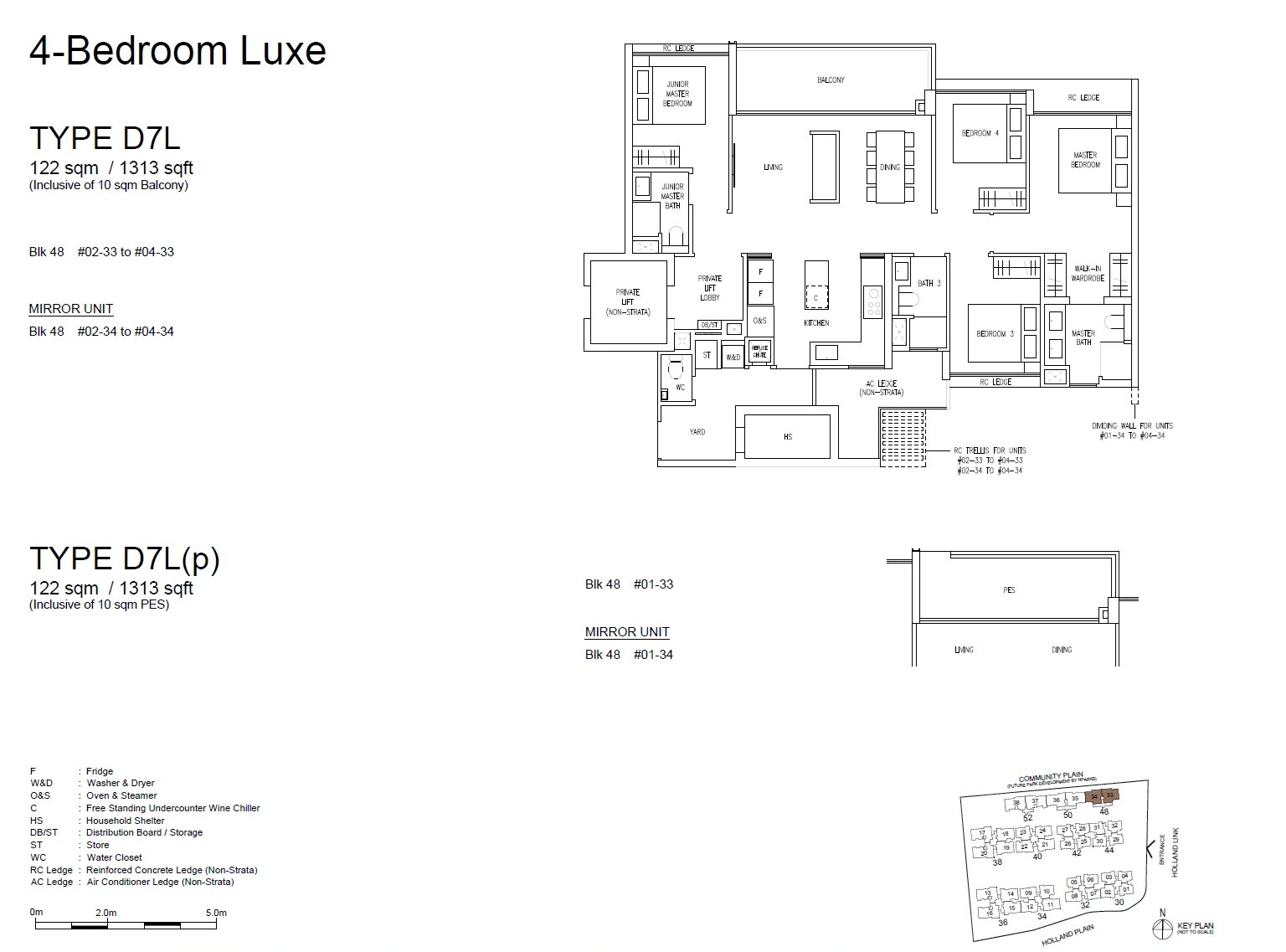 Floor plan type D7L