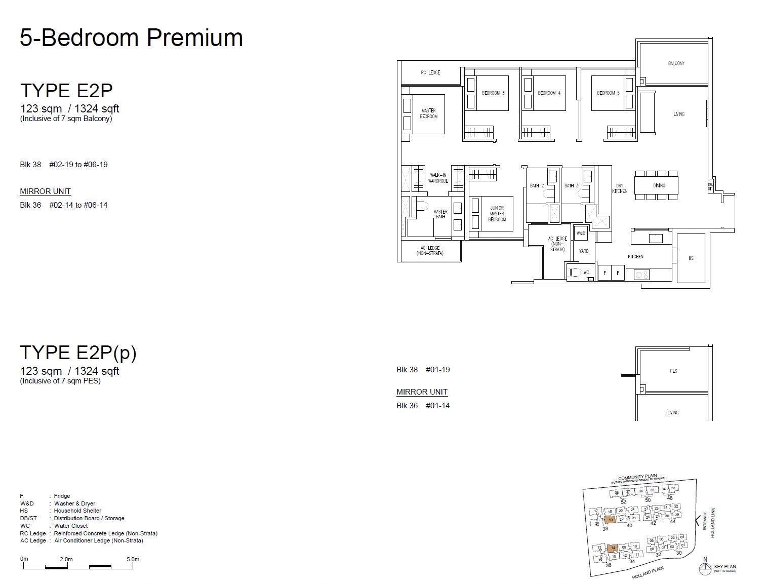 Floor plan type E2P