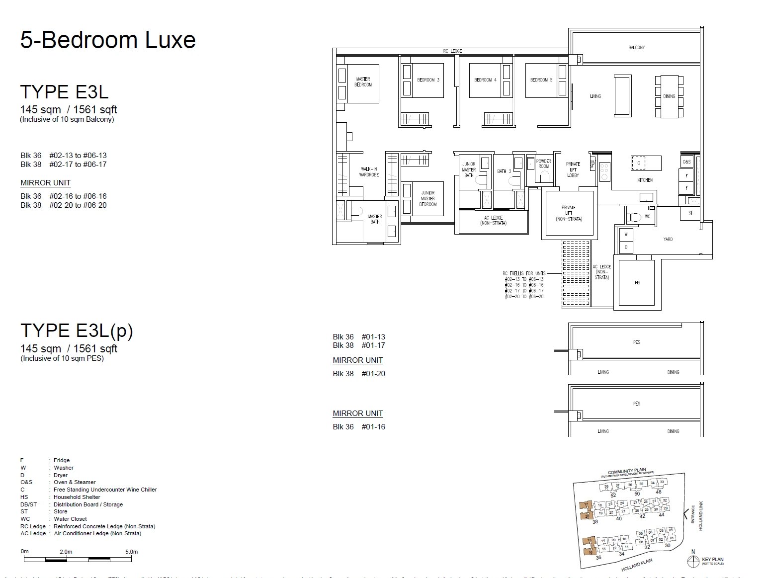 Floor plan type E3L