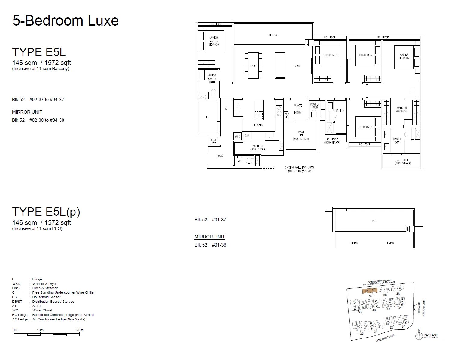 Floor plan type E5L